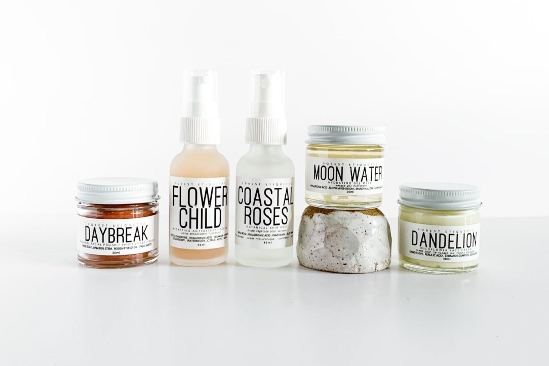 Forest Etiquette facial kit for Nimmo Bay