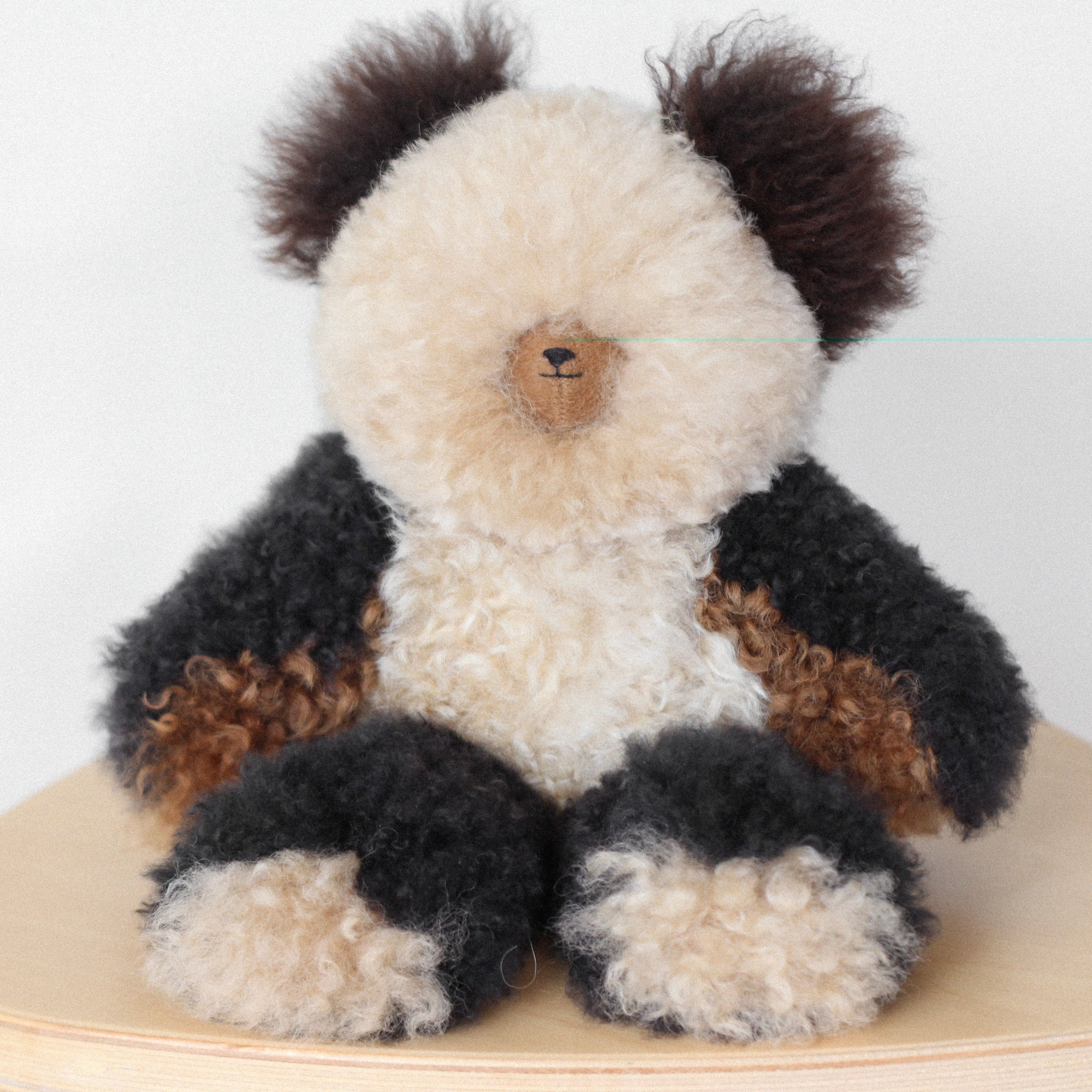 Agnes Wolfe Medium Patchwork Teddy Bear - onsite