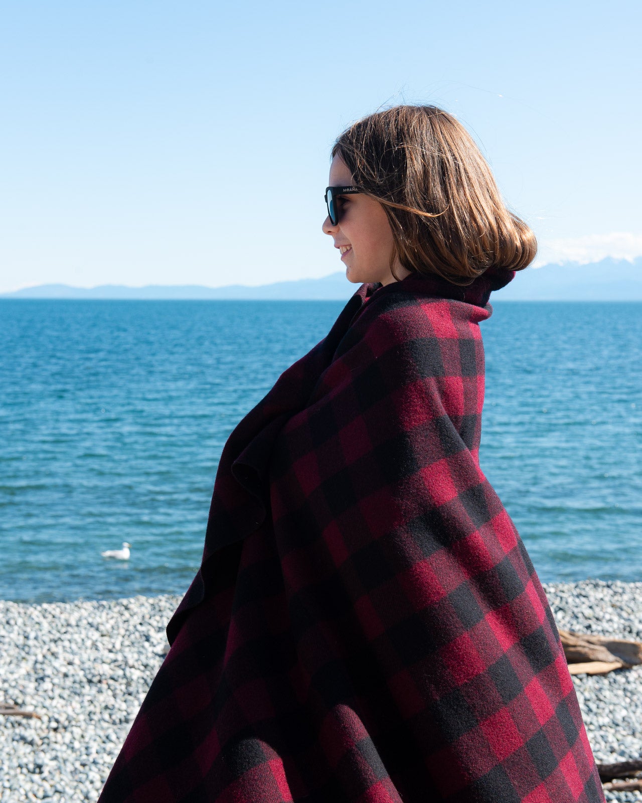 Anian Buffalo Plaid Agnello Wool Blanket