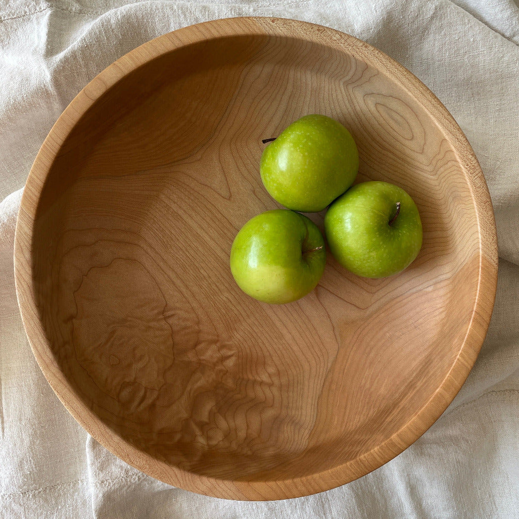 Quilted Big Leaf Maple Bowl Miller + Co