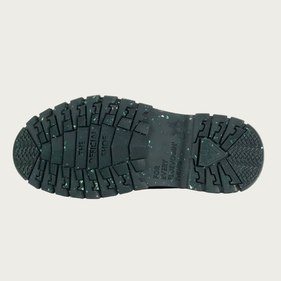 bottom tread view of the Fluevog boot