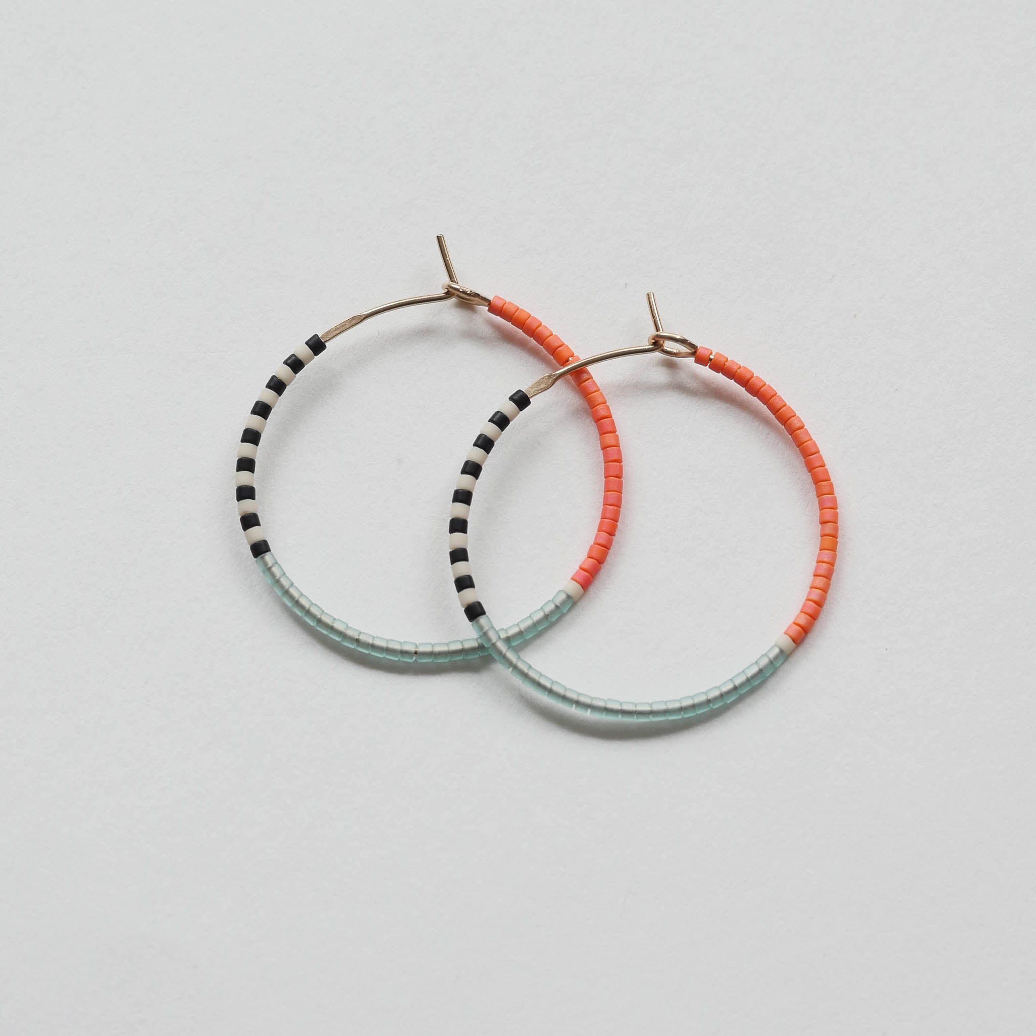 Daldanea Pantha 14KT Gold Hoops flatlay