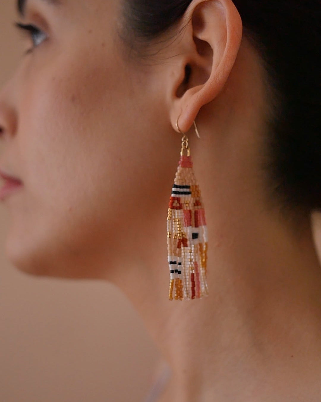Daldanea Sofia Dangle Earrings on model