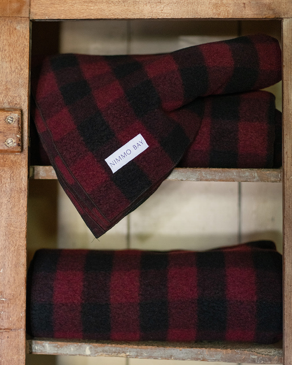 Nimmo Bay x Anian Buffalo Plaid Agnello Wool Blanket