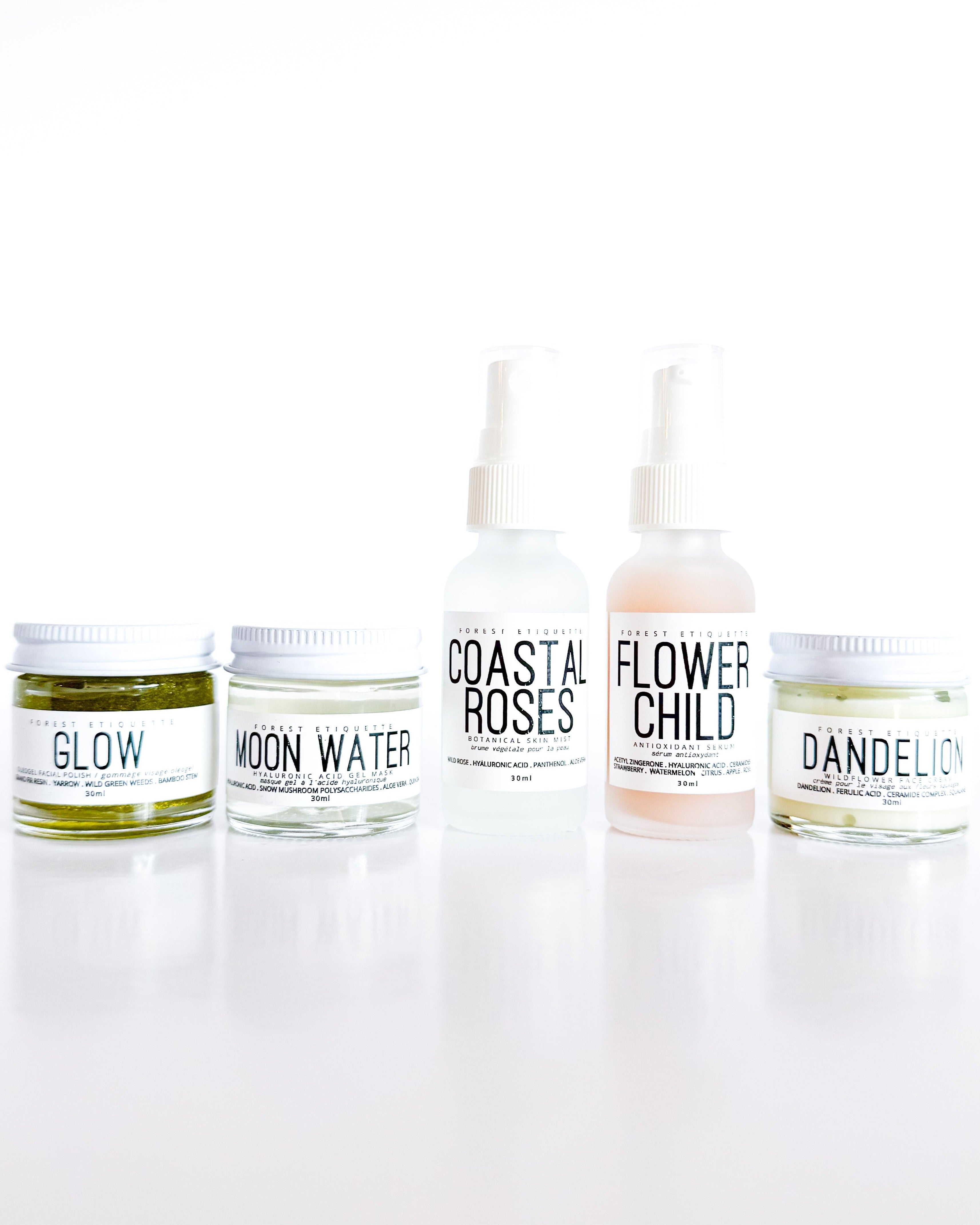 Nimmo Bay Facial Kit product lineup