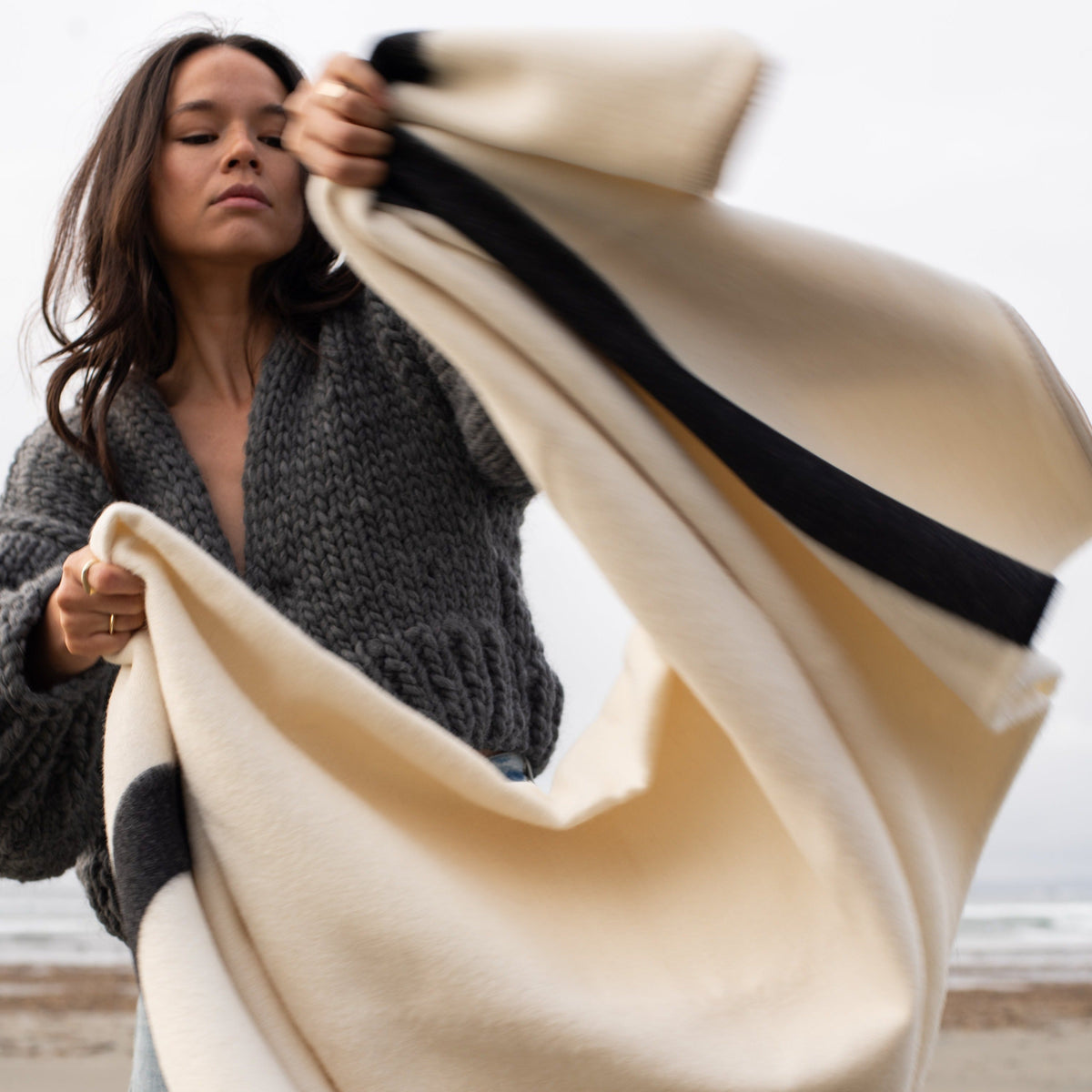 Blacksaw Mason Throw Blanket
