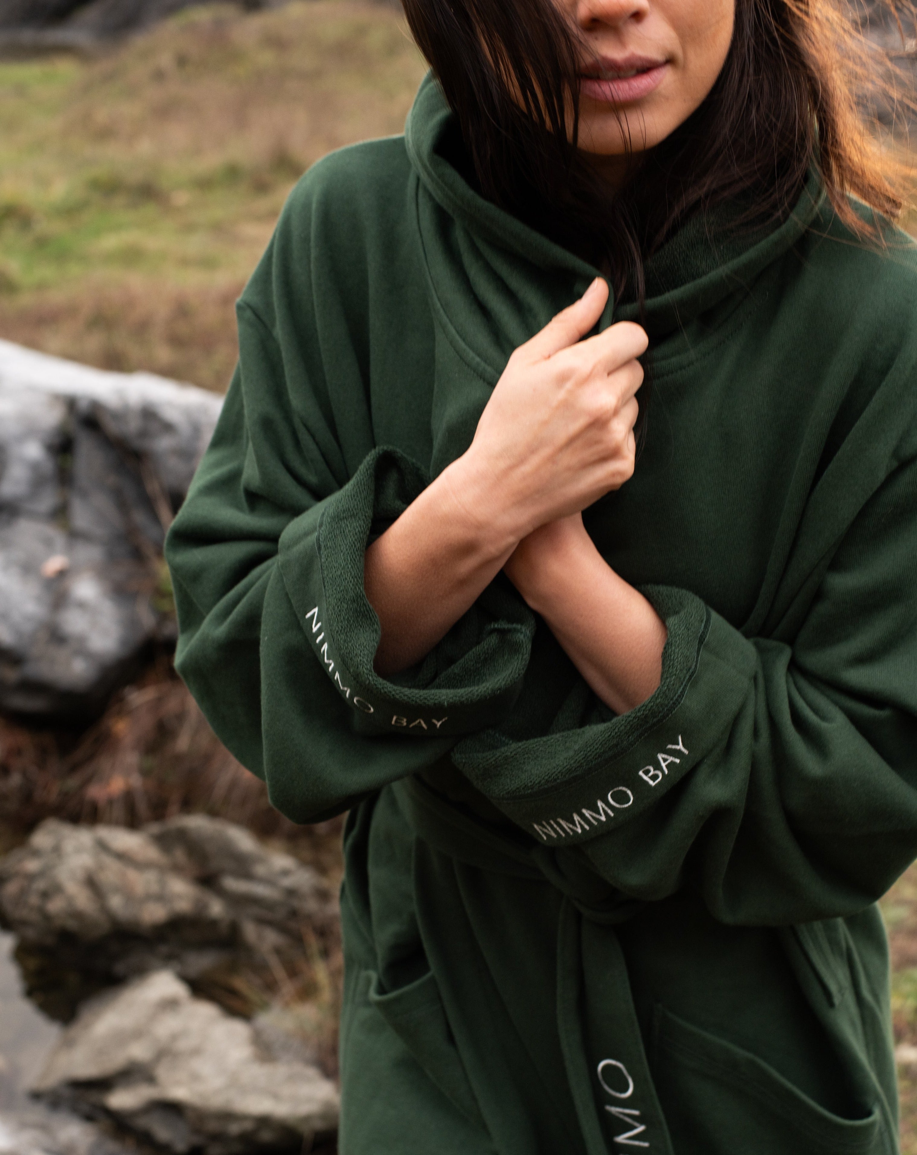 Nimmo Bay x Anian Spa Robe in Green