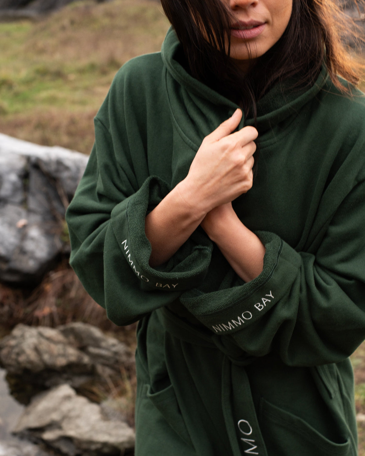 Nimmo Bay x Anian Spa Robe in Green