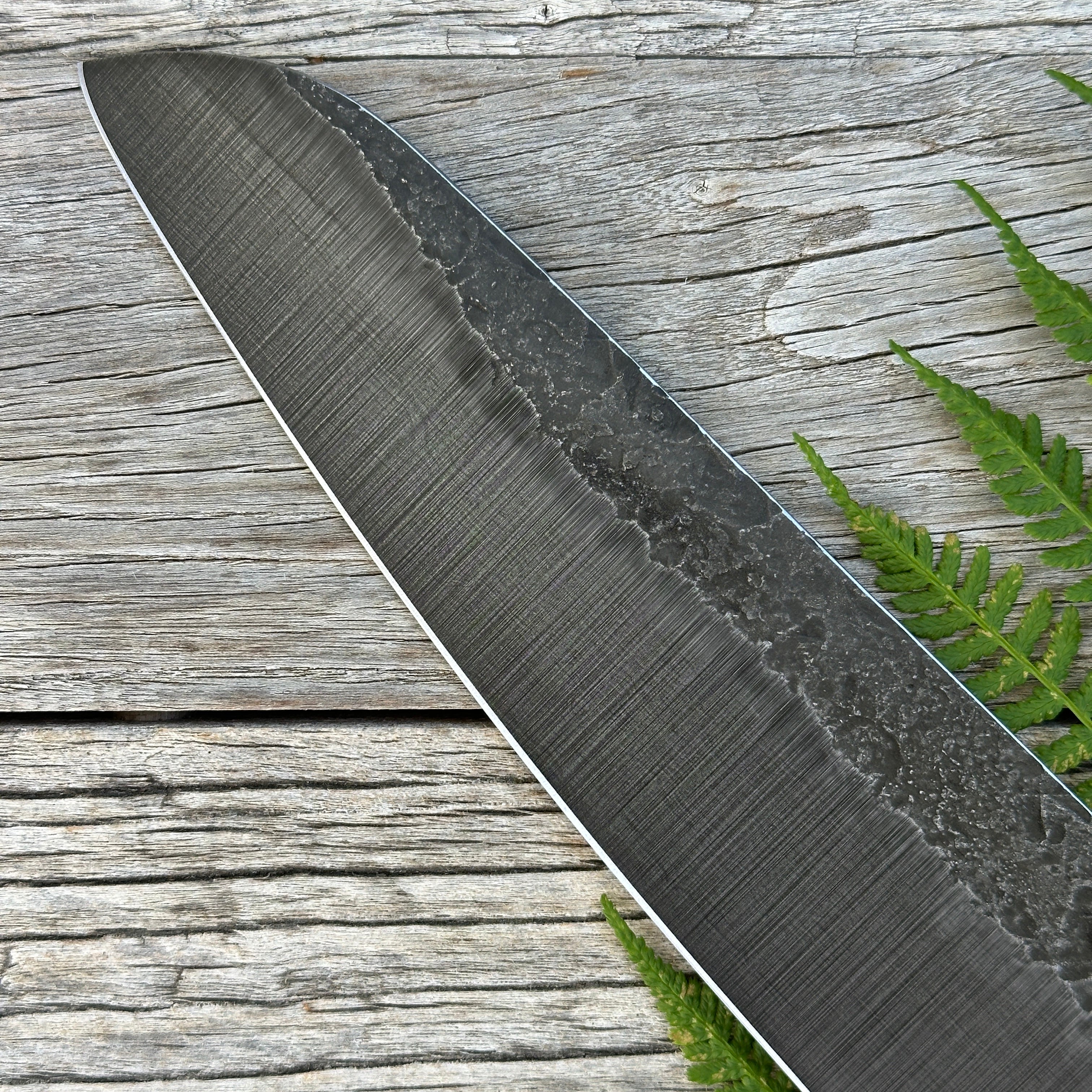 Leechtown Blacksmith Co. Custom Forged Hybrid Chef's Knife #5