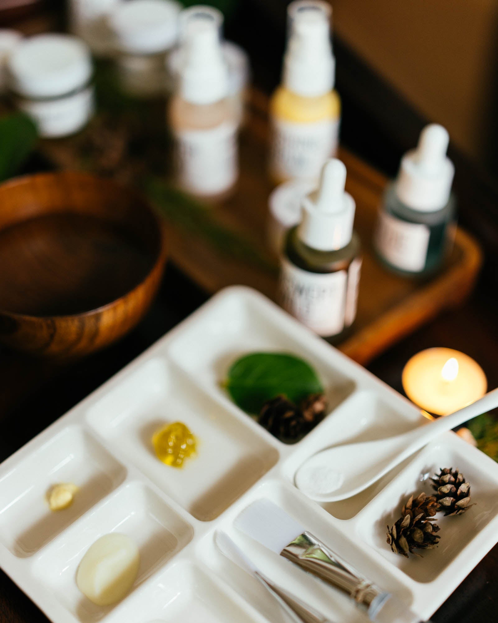 nimmo bay facial kit elements laying out