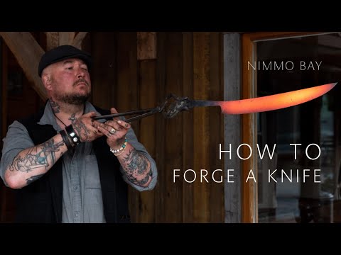 video of Ryan Fogarty Leechtown Blacksmith Co at work at Nimmo Bay Resort