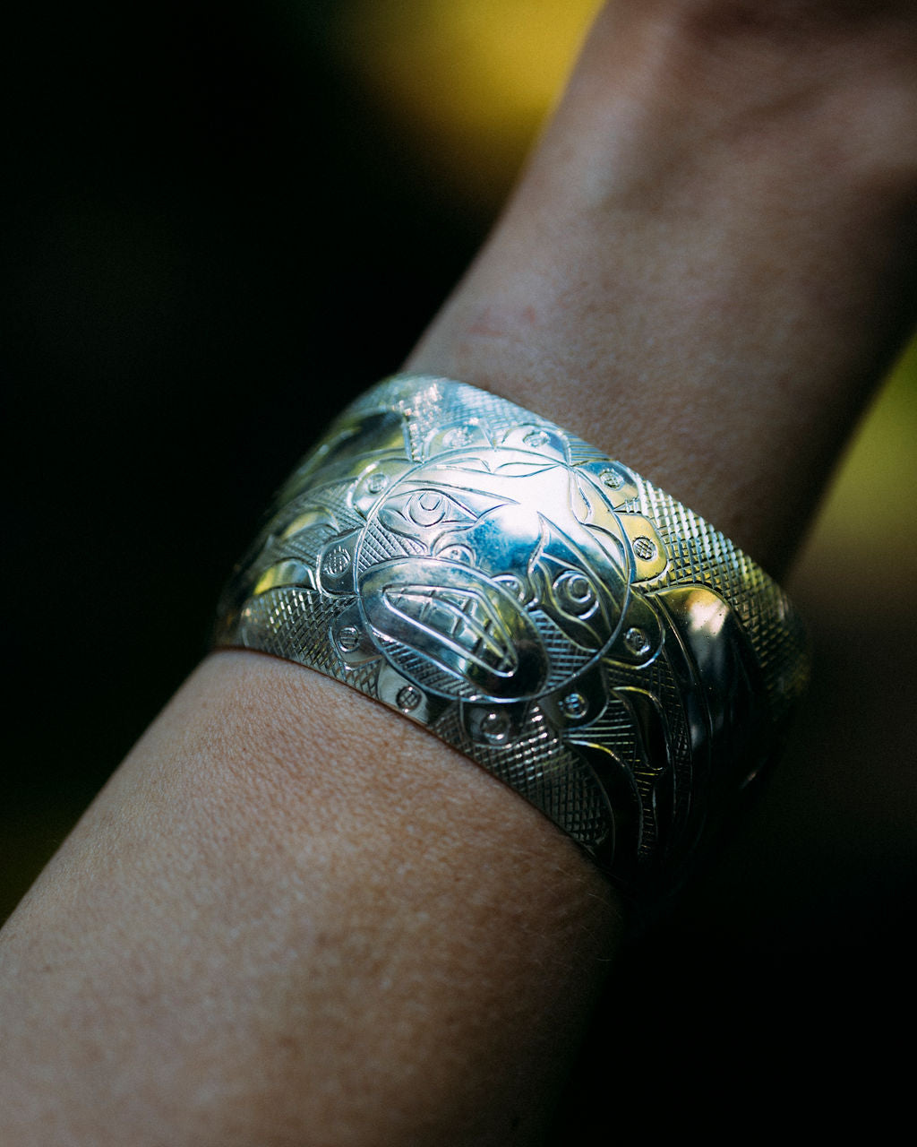 Deb Hunt Ravens and Sun Bracelet