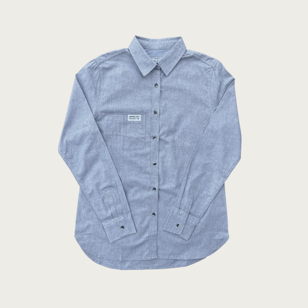 Women's Grey Oxford Shirt