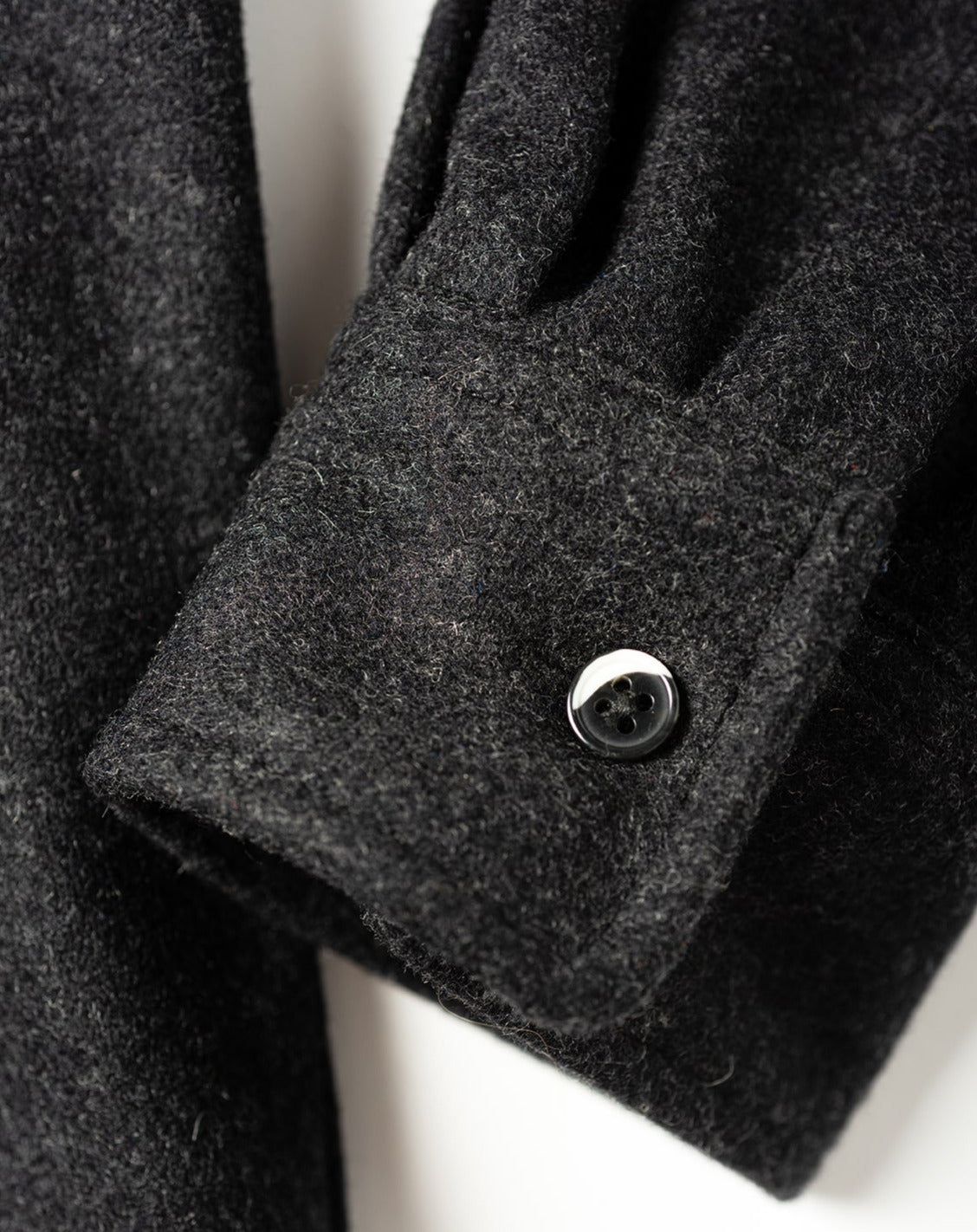 Women's Modern Melton Shirt Charcoal