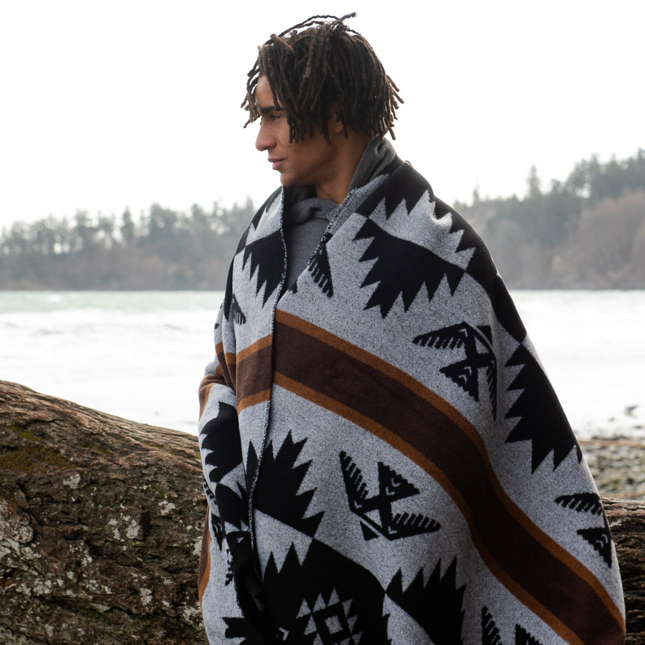 MINI TIPI Eco-friendly Everyday Blanket in Thunderbird