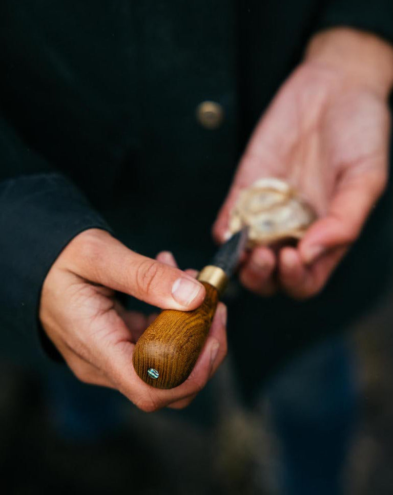 hand forged oyster shucker