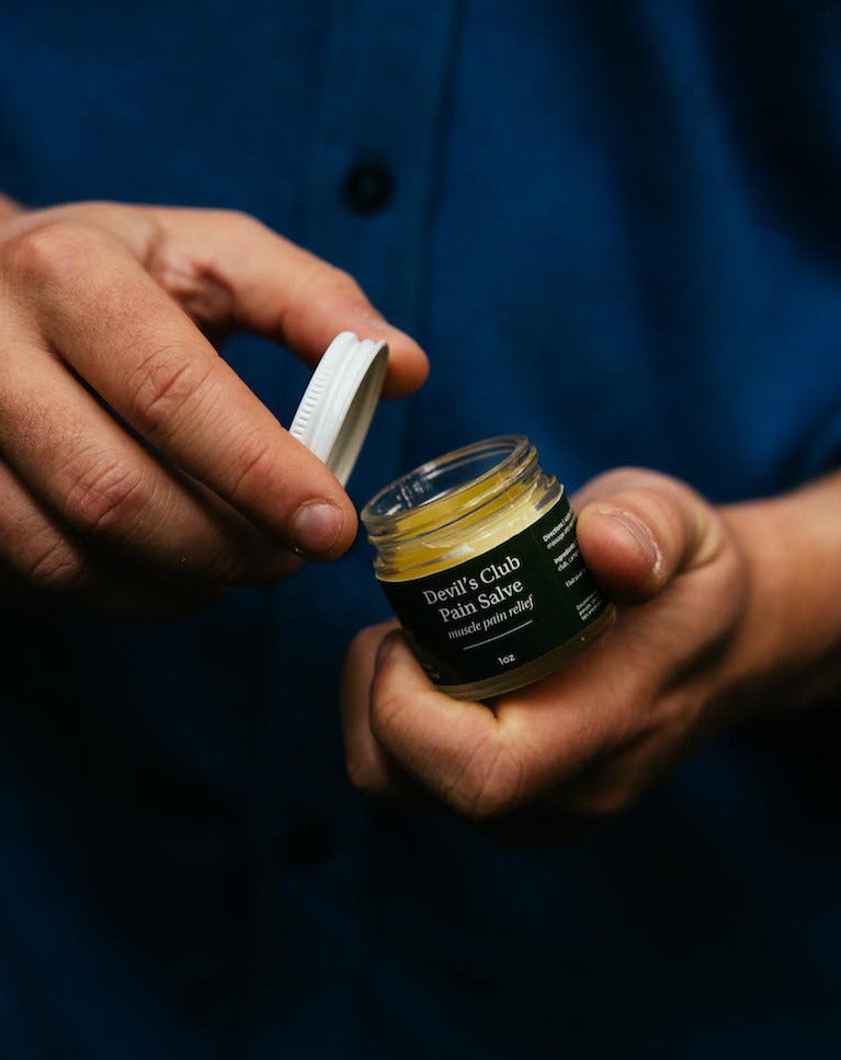 Standing Spruce muscle pain salve