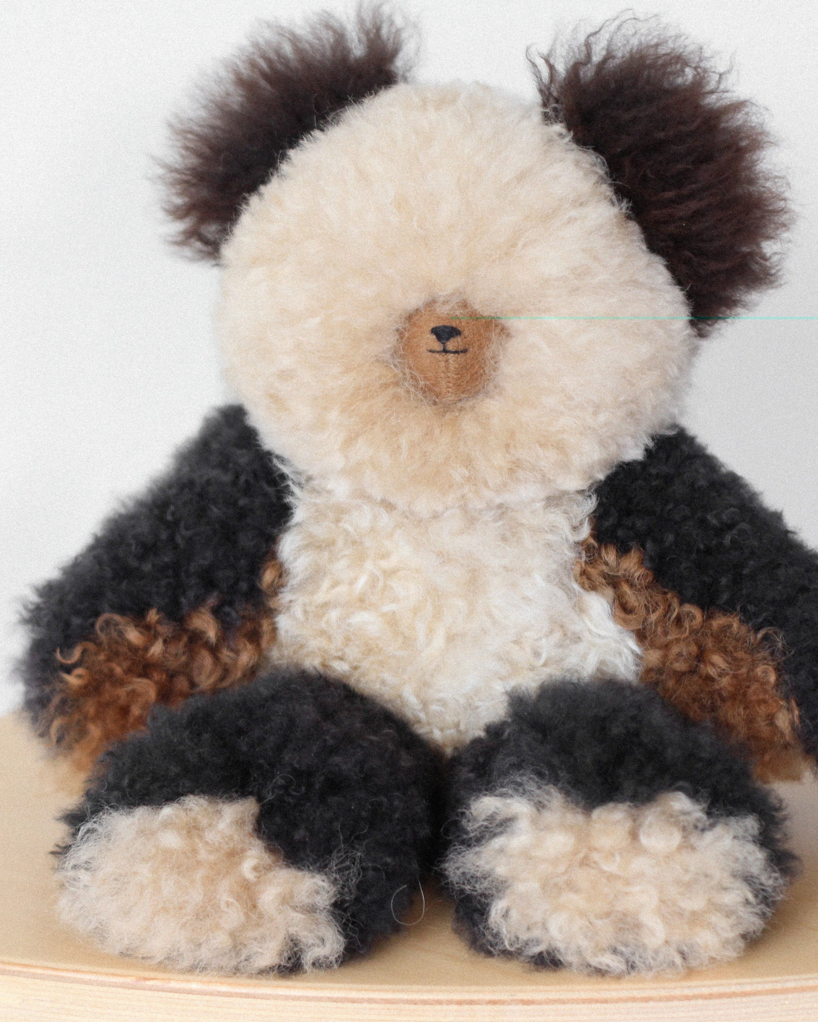 agnes wolfe patchwork teddy bear