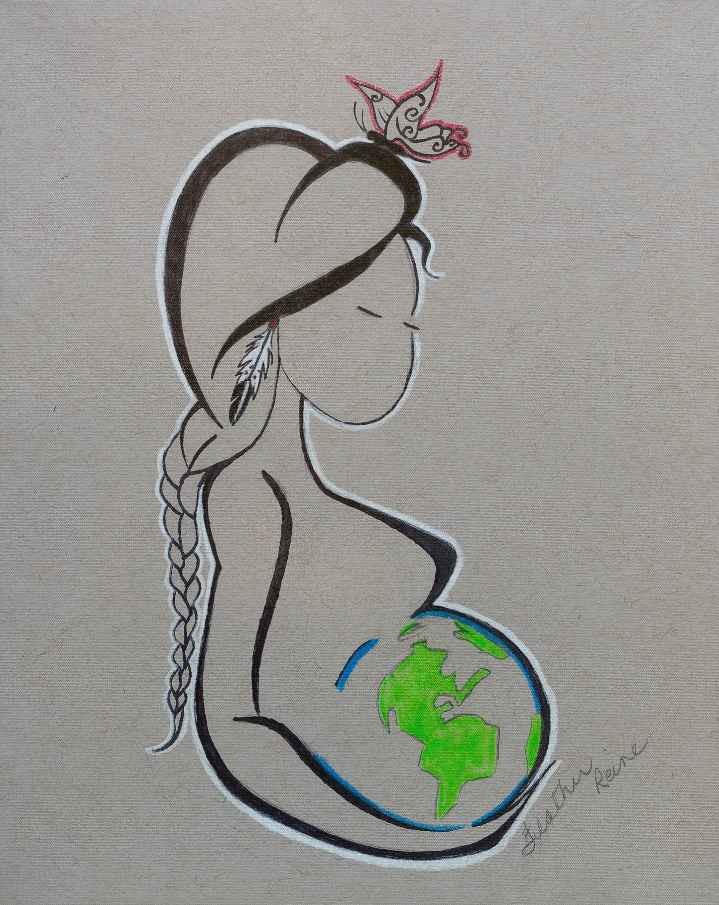 "Mother Earth" Art print
