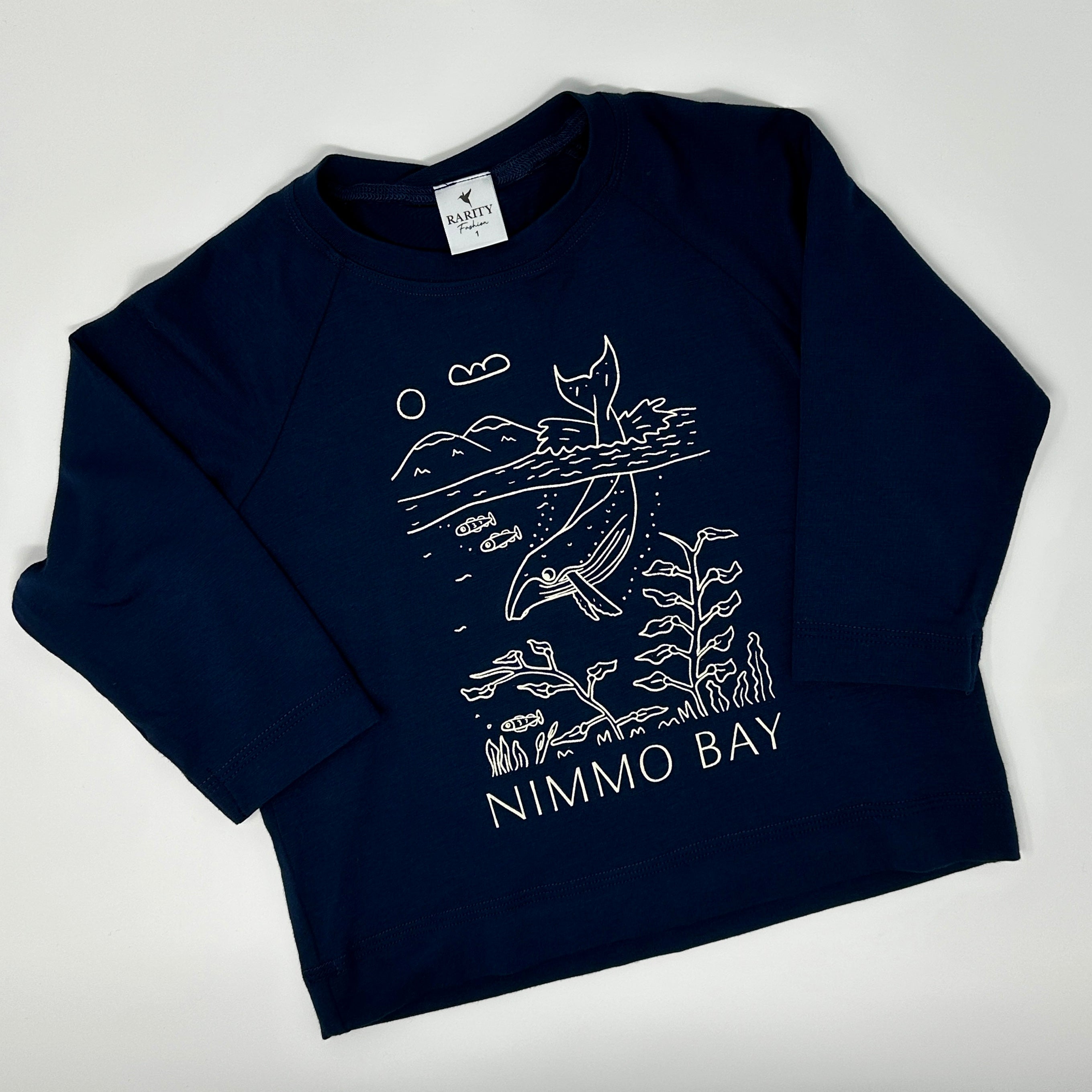 Rarity x Nimmo Bay Whale Long Sleeve Top