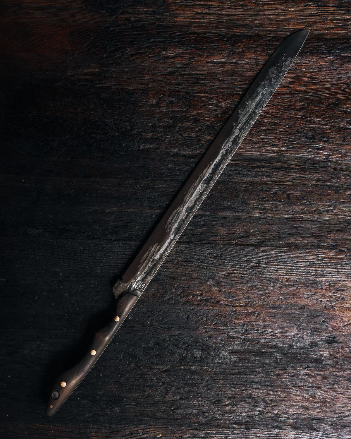 Leechtown Blacksmith Co. Champagne Rosewood Sabre (2B)