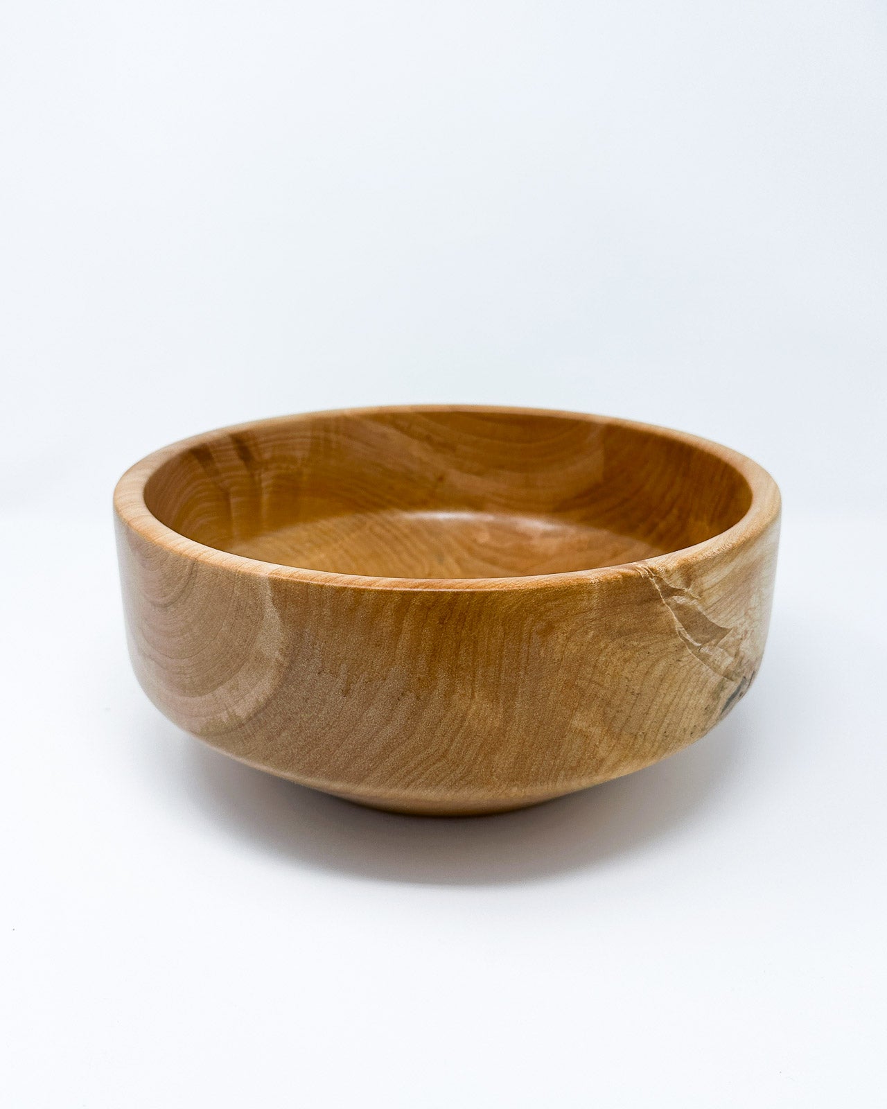 Miller + Co. Wooden Bowl #2 from the side