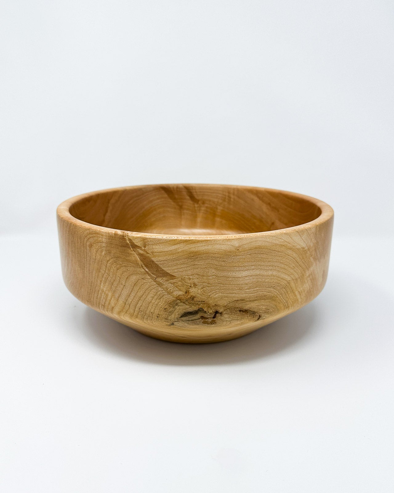 Miller + Co. Wooden Bowl #2 from the side
