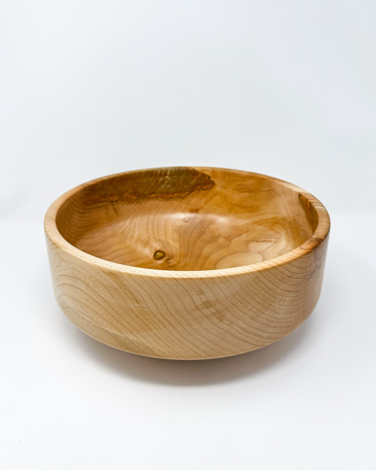 Miller + Co. Wooden Bowl #5 from the side