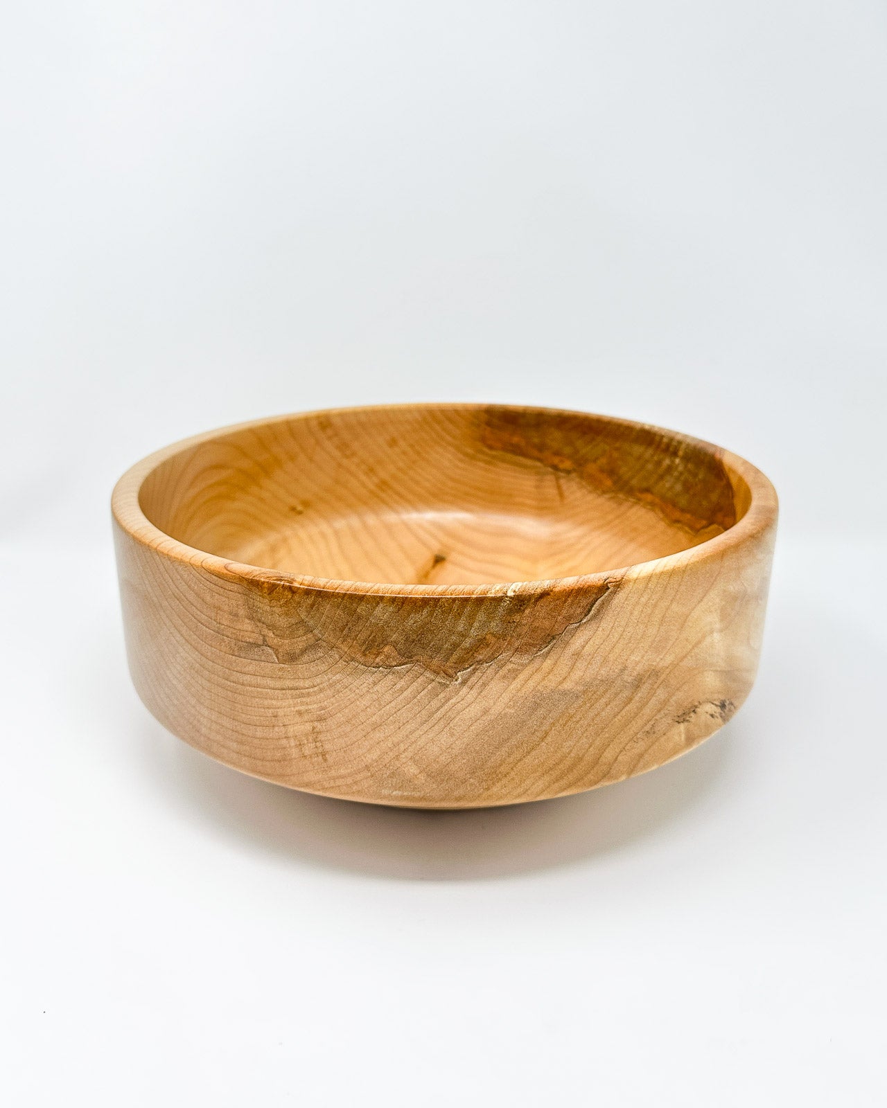 Miller + Co. Wooden Bowl #5 from the side