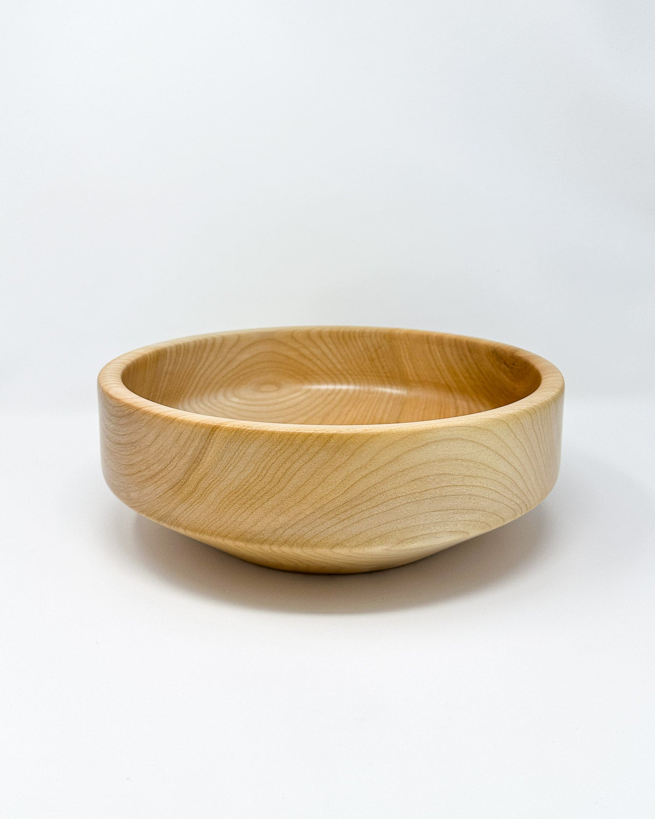 Miller + Co. Wooden Bowl #7 from the side
