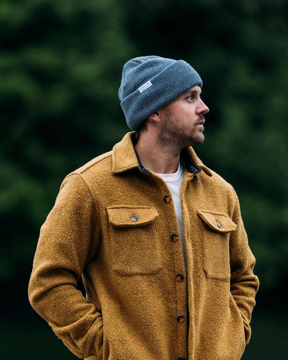 ANIÁN Grey Recycled Cashmere Toque