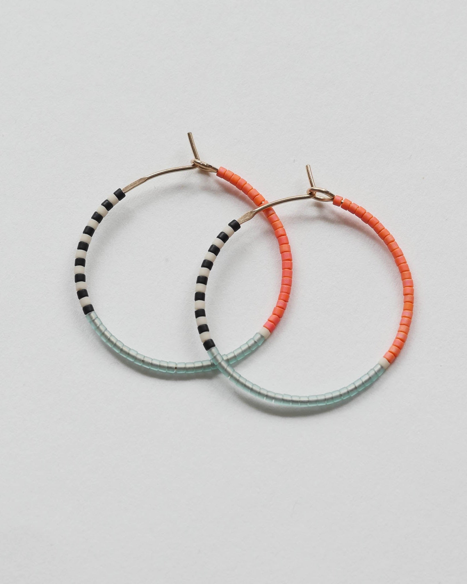 Daldanea Pantha 14KT Gold Hoops flatlay