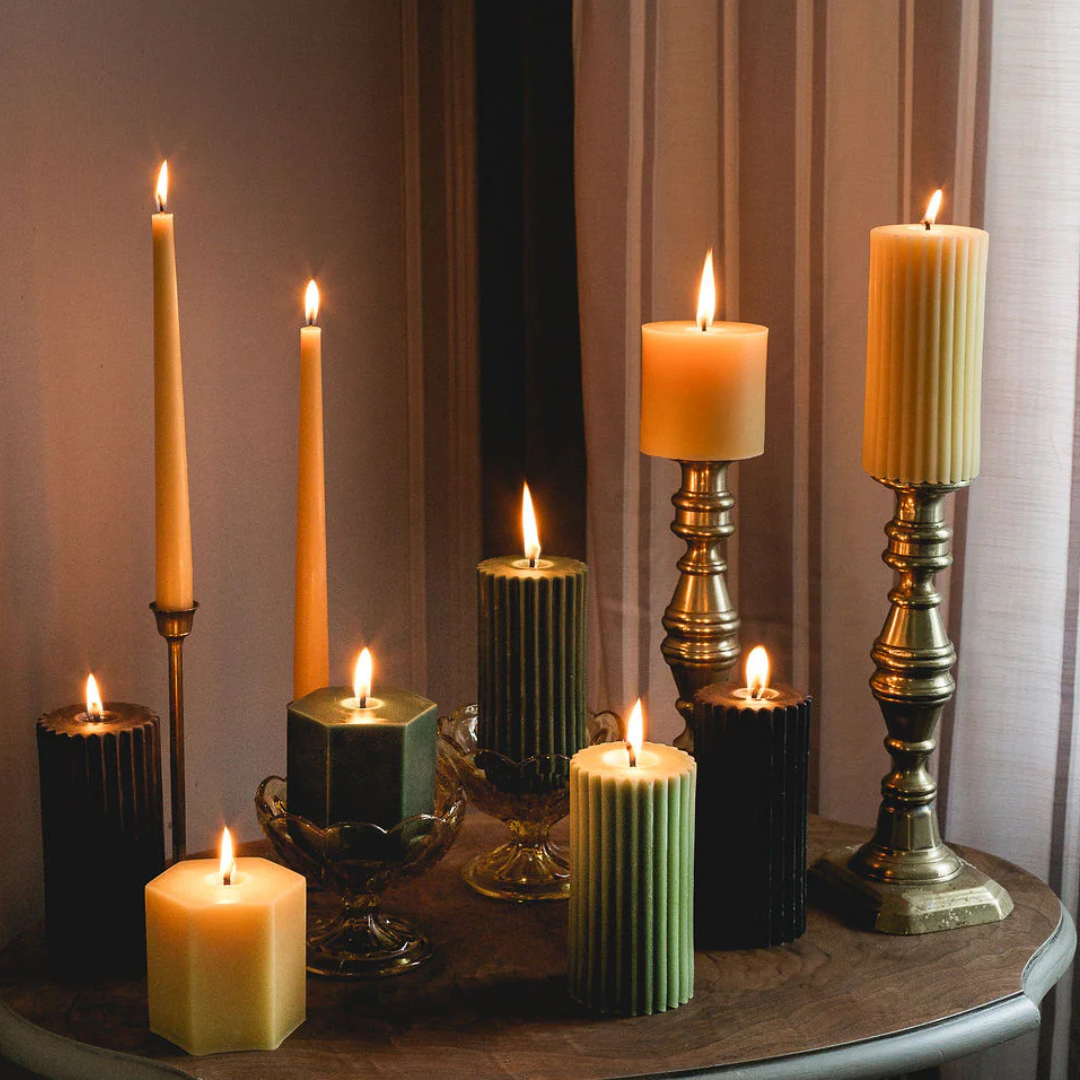 Beeswax Pillar Candle (per)