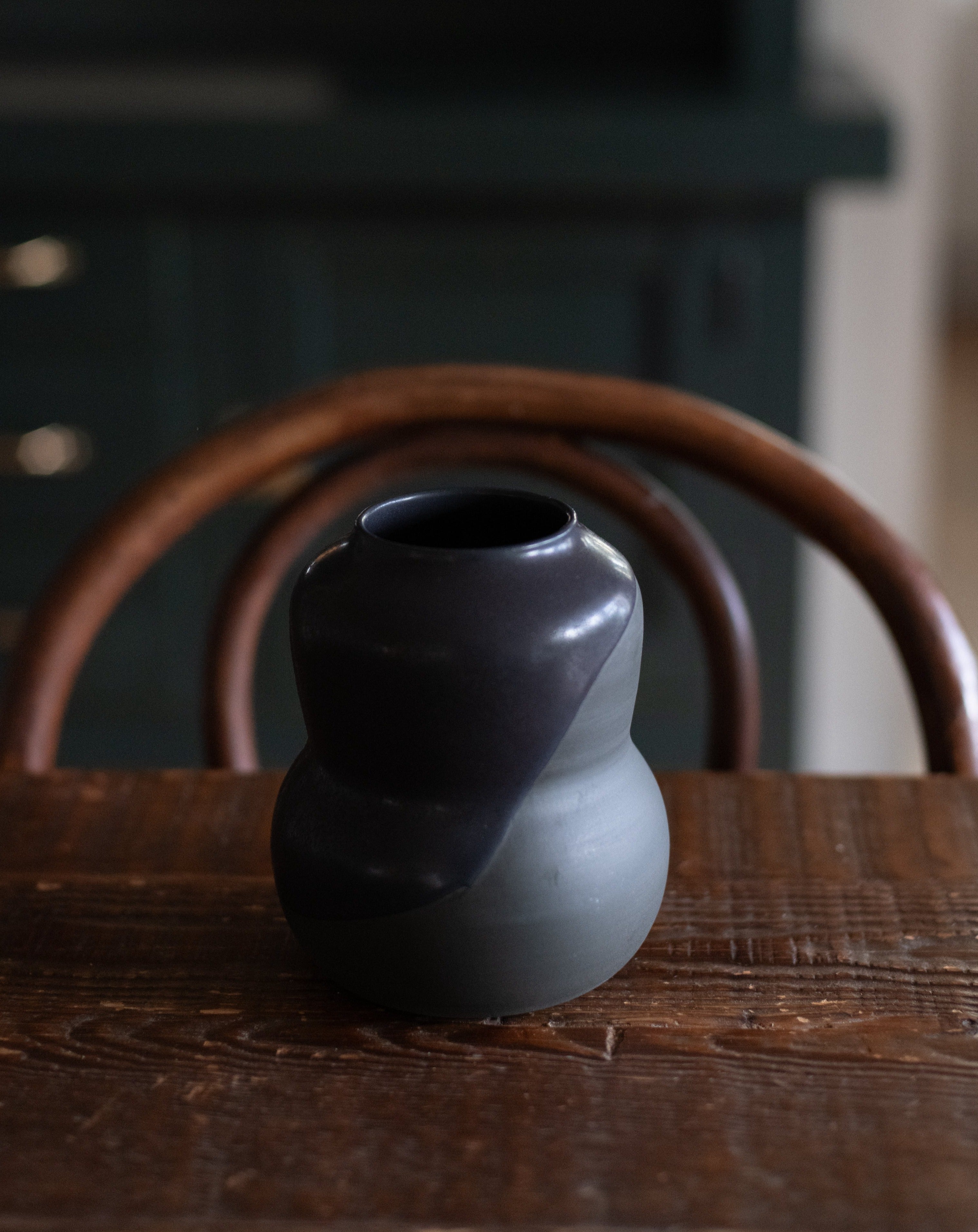 Nimmo Bay x Miller and Co. Black Drip Vase