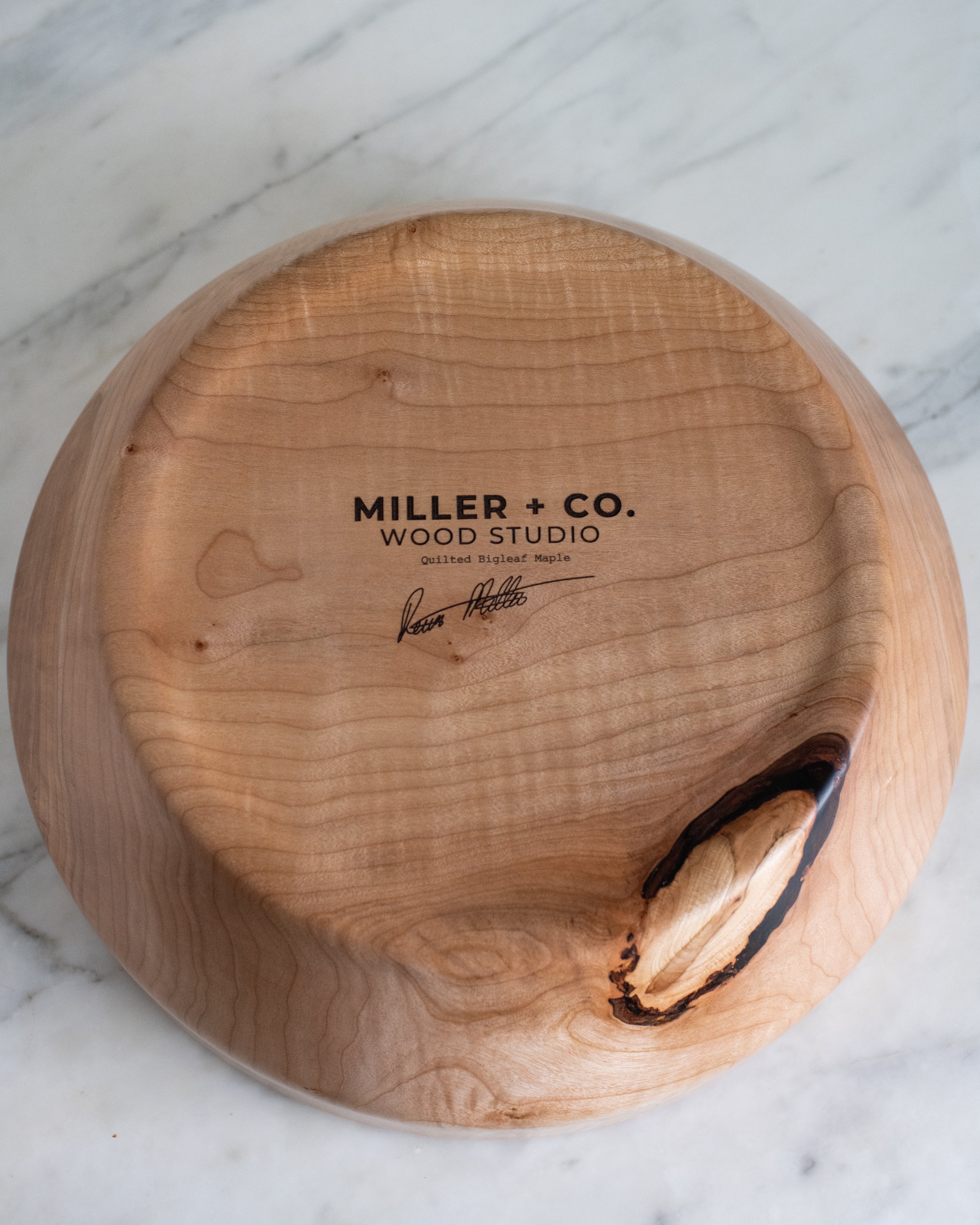 Nimmo Bay and Miller & Co. Wooden Bowl #6