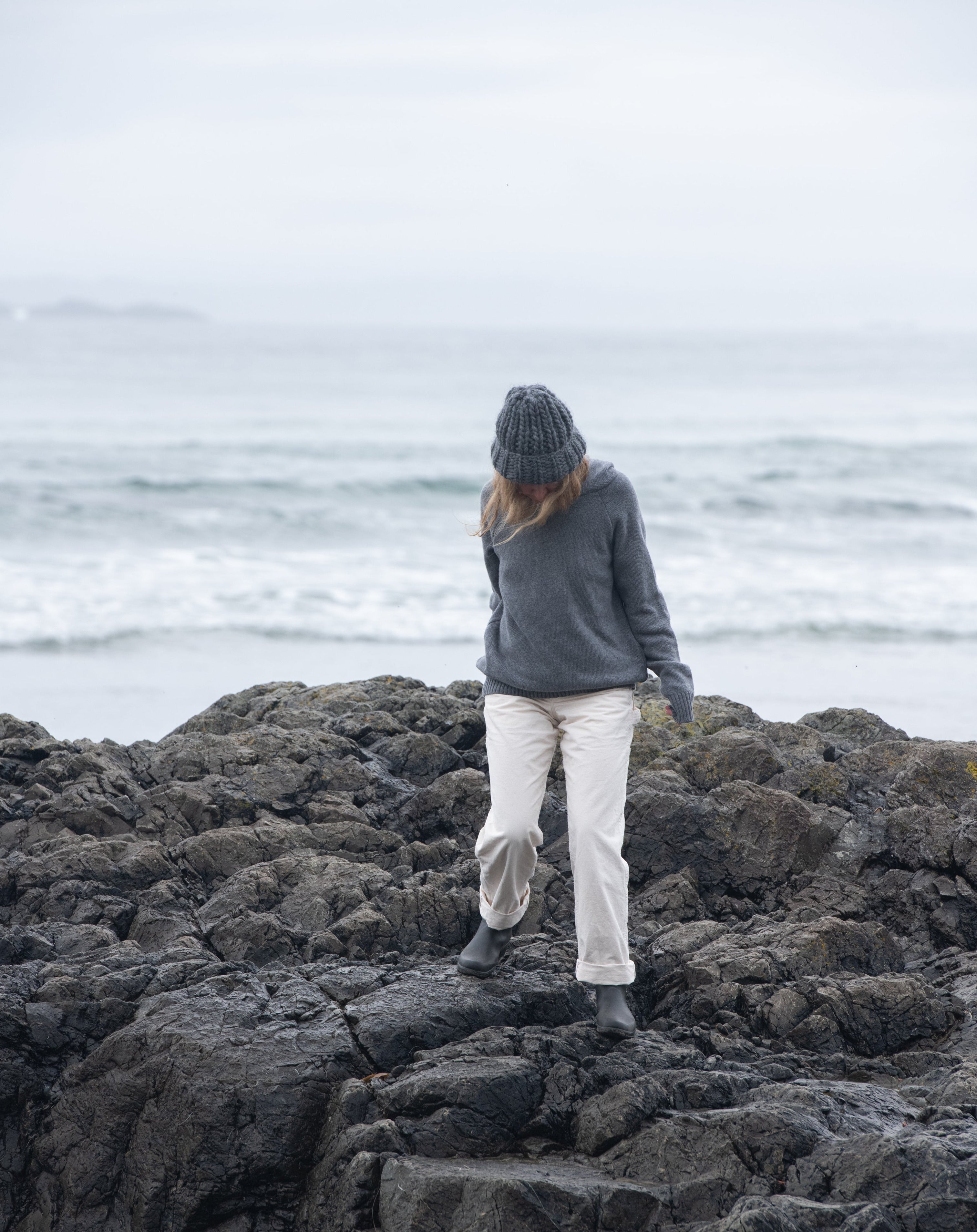 Diane Rudge Hand Knit Merino Wool Toque for Nimmo Bay