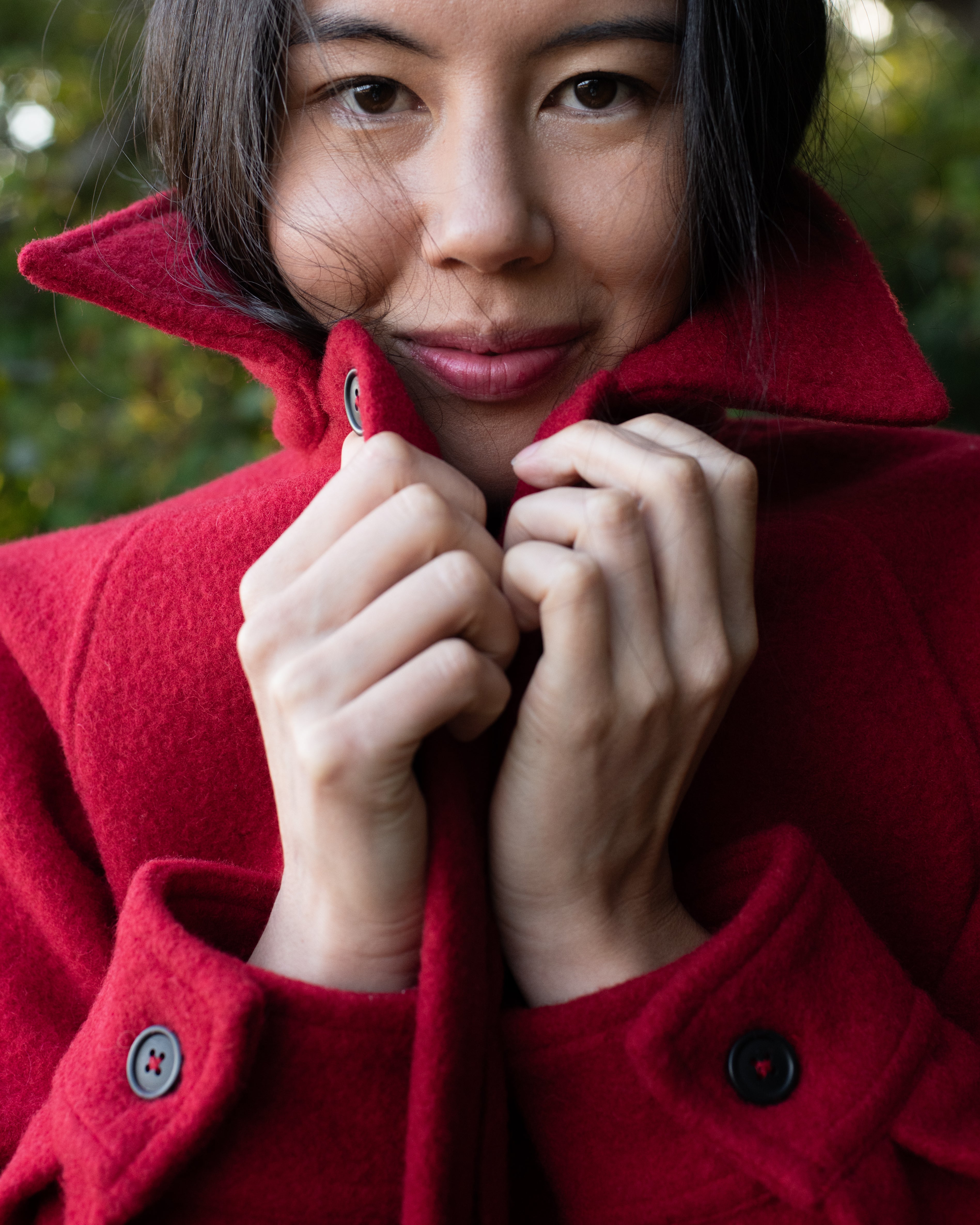 The Georgia Coat in Red