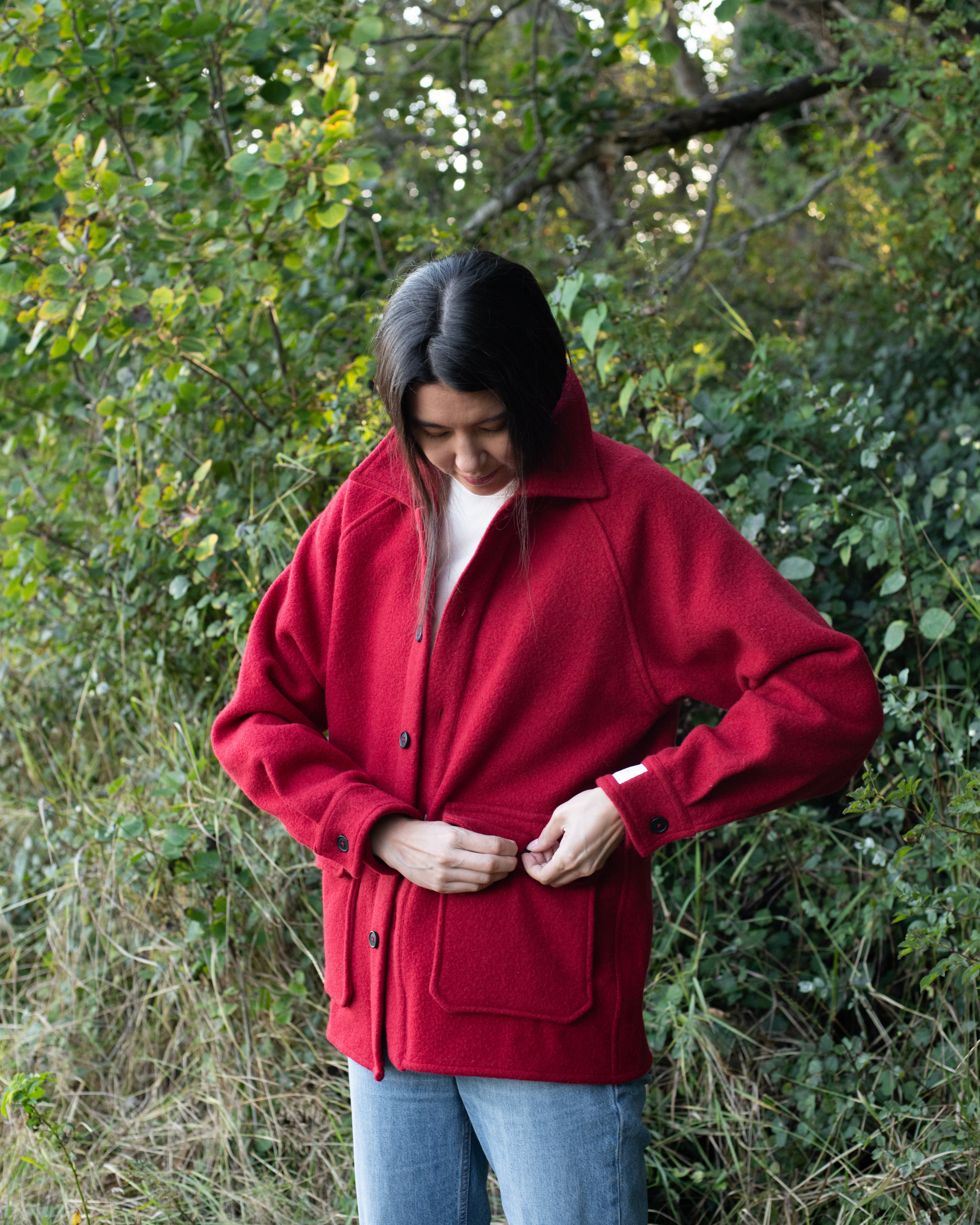 The Georgia Coat in Red