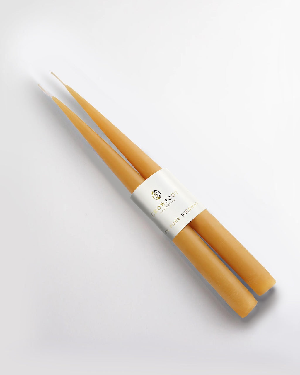 Natural beeswax candles from Crowfoot Collective