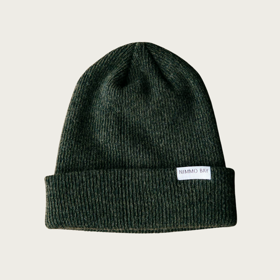 Anian Green Recycled Cashmere Toque