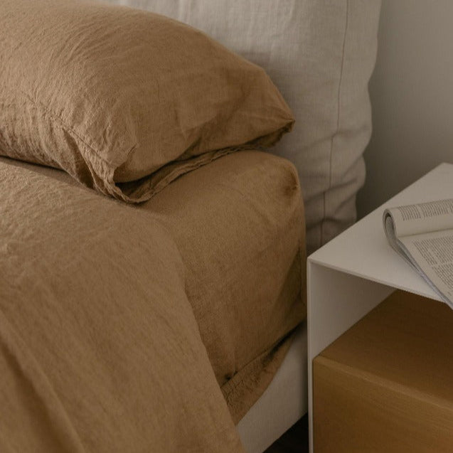 Sömn Linen Fitted Sheet