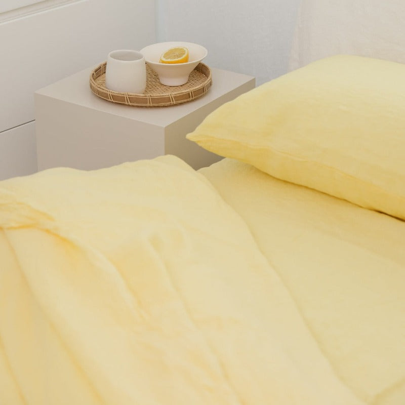 Sömn Linen Fitted Sheet
