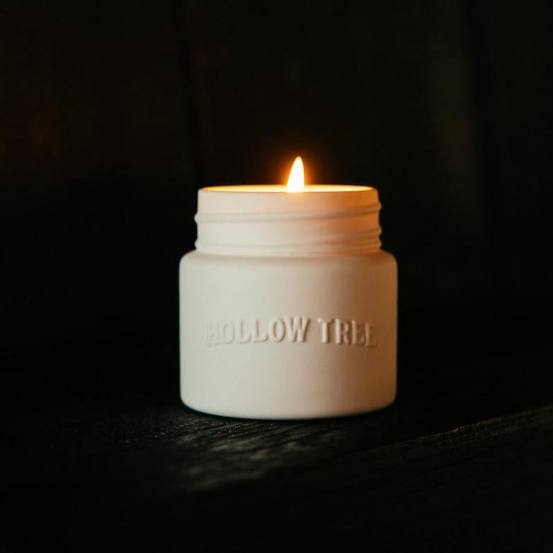 hollow tree candle 