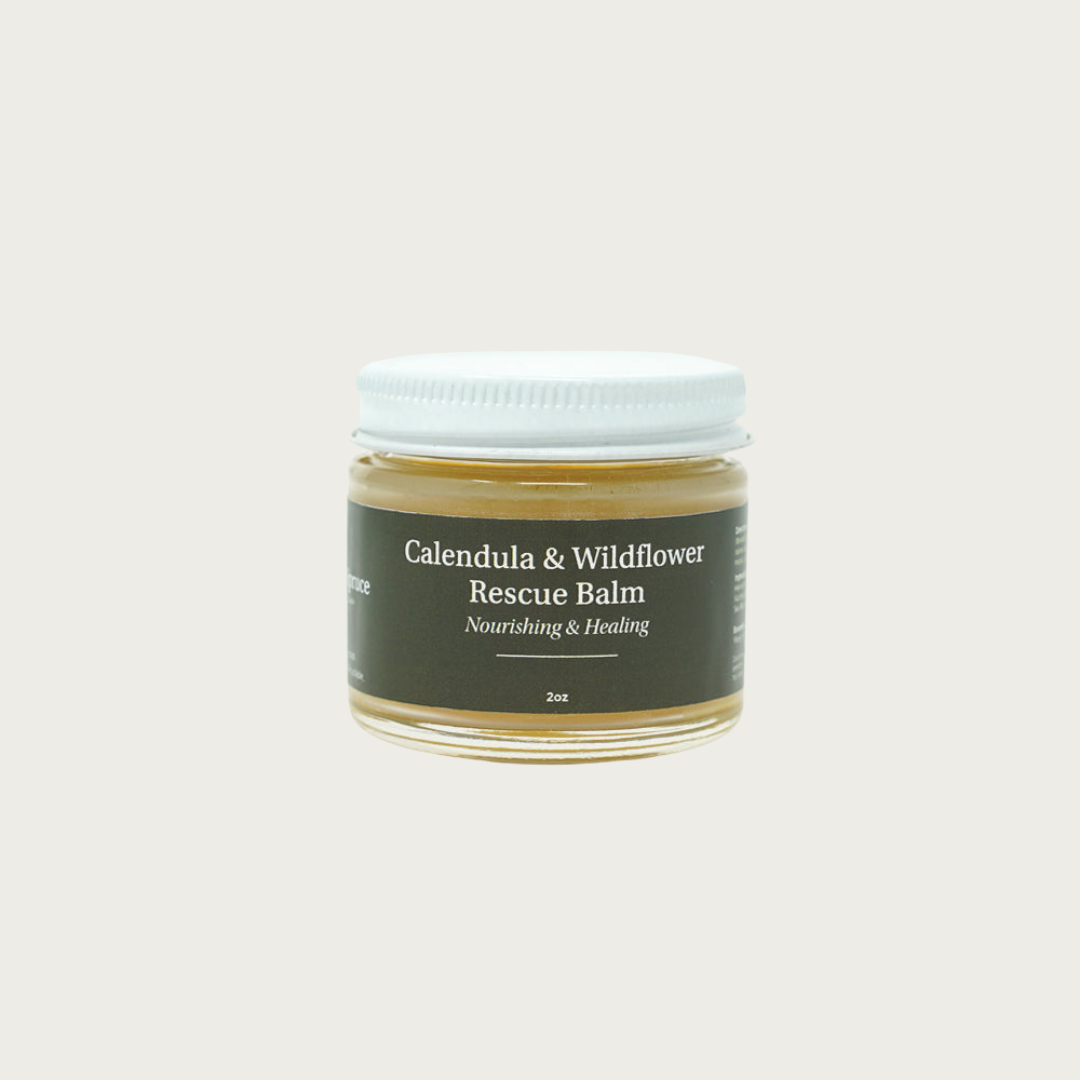 Standing Spruce Calendula and Wildflower Rescue Balm