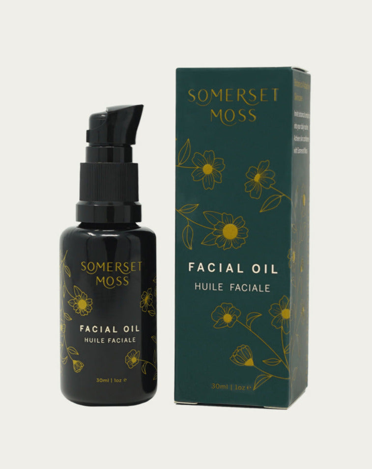 Somerset Moss Facial Oil with box Confluence Nimmo Bay
